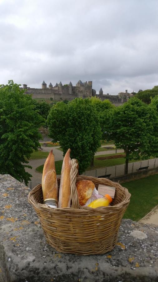 Au Coeur De La Barbacane ! Apt Avec Climatisation Lägenhet Carcassonne Exteriör bild